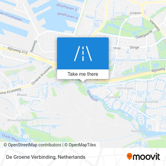 De Groene Verbinding map