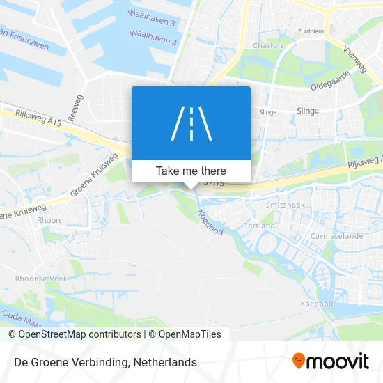 De Groene Verbinding map