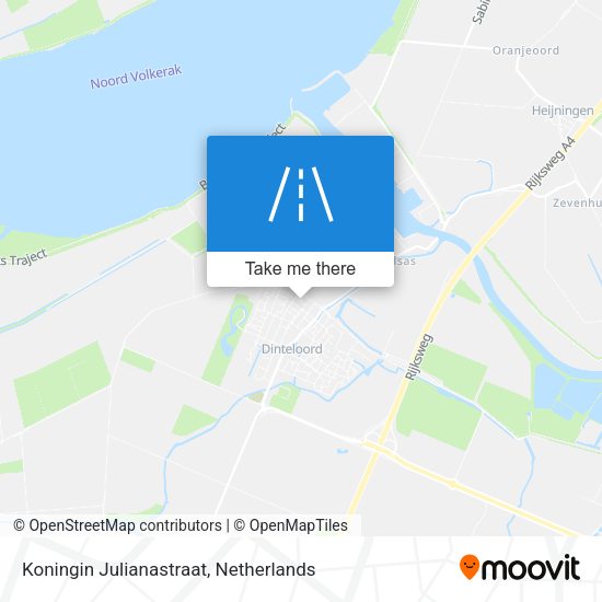 Koningin Julianastraat map