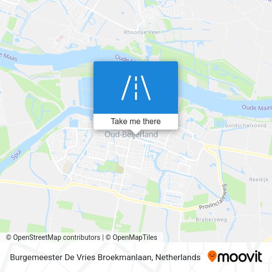 Burgemeester De Vries Broekmanlaan map