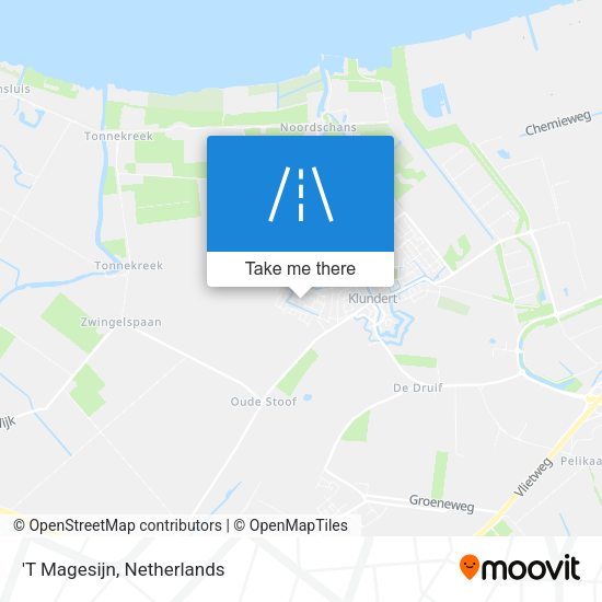 'T Magesijn map