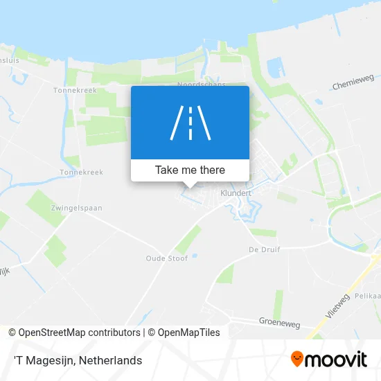 'T Magesijn map