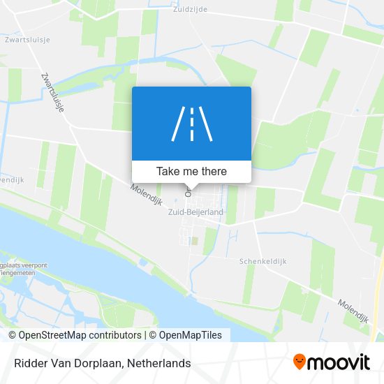 Ridder Van Dorplaan map