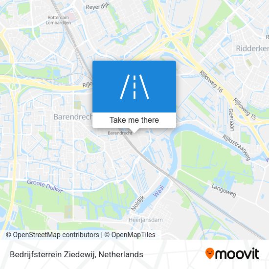 Bedrijfsterrein Ziedewij map