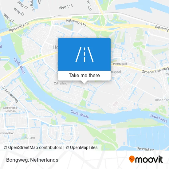 Bongweg map