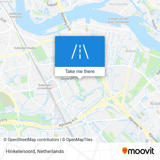 Hinkelenoord map