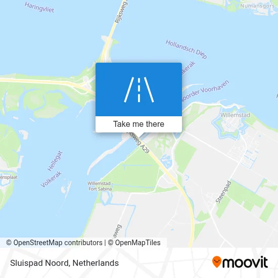 Sluispad Noord map