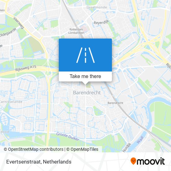 Evertsenstraat map