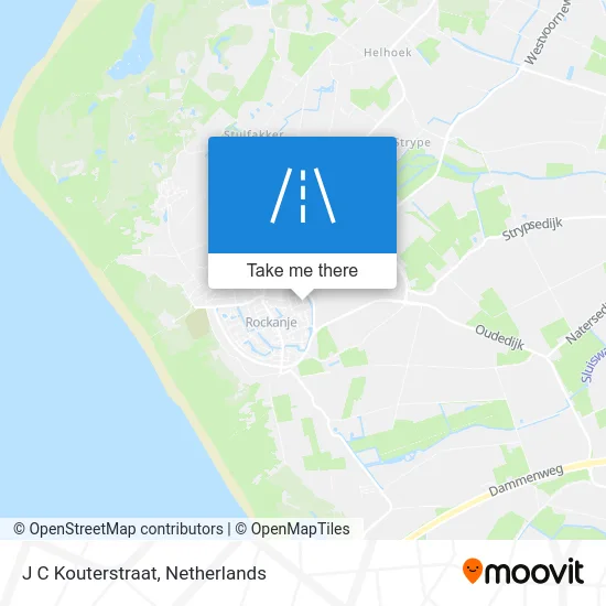 J C Kouterstraat map