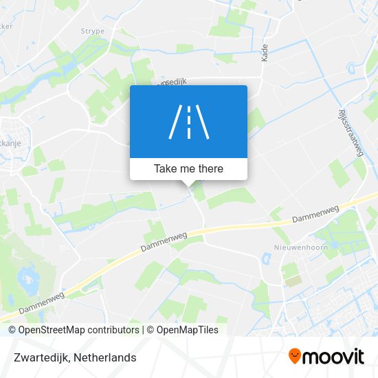 Zwartedijk map