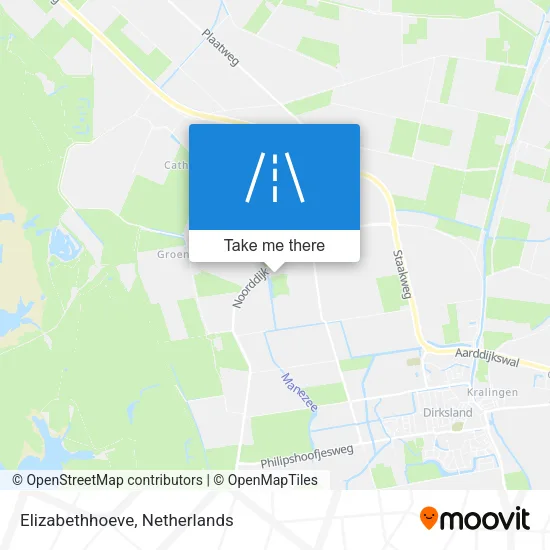 Elizabethhoeve map