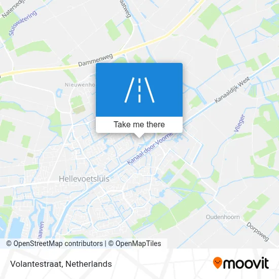 Volantestraat map