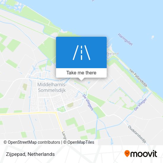 Zijpepad map