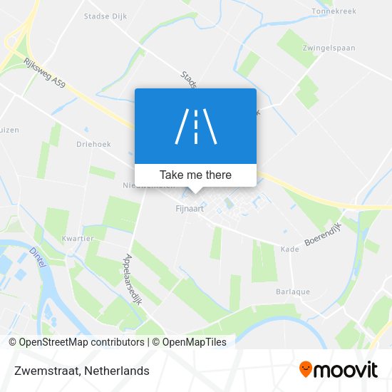 Zwemstraat map