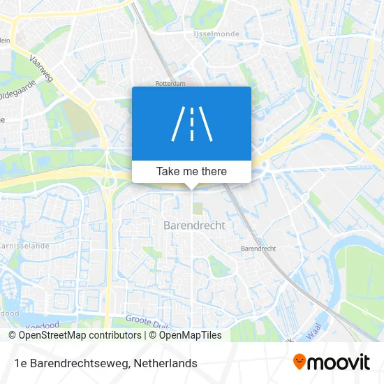 1e Barendrechtseweg map