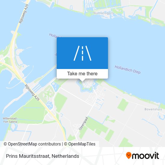 Prins Mauritsstraat map
