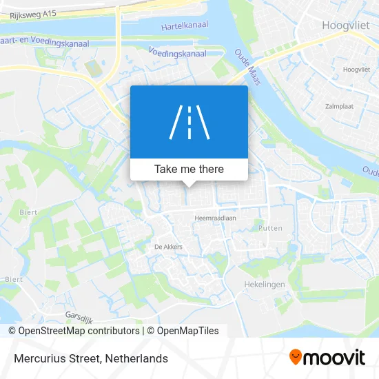 Mercuriusstraat map