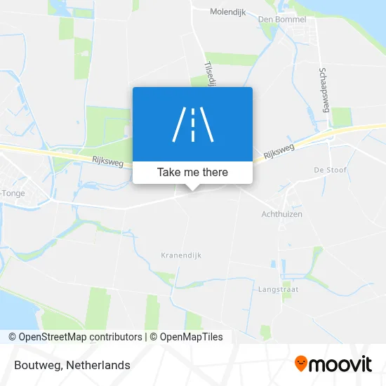 Boutweg map