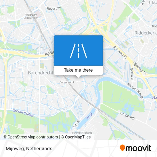 Mijnweg map