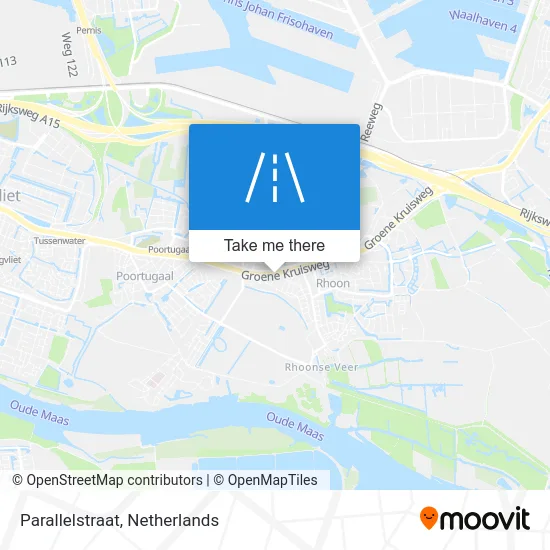 Parallelstraat Karte