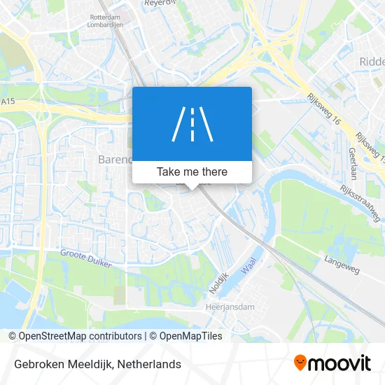 Gebroken Meeldijk map