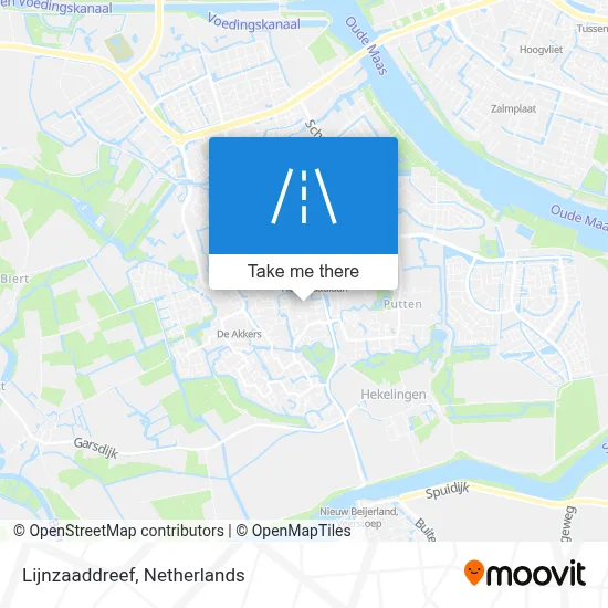 Lijnzaaddreef map