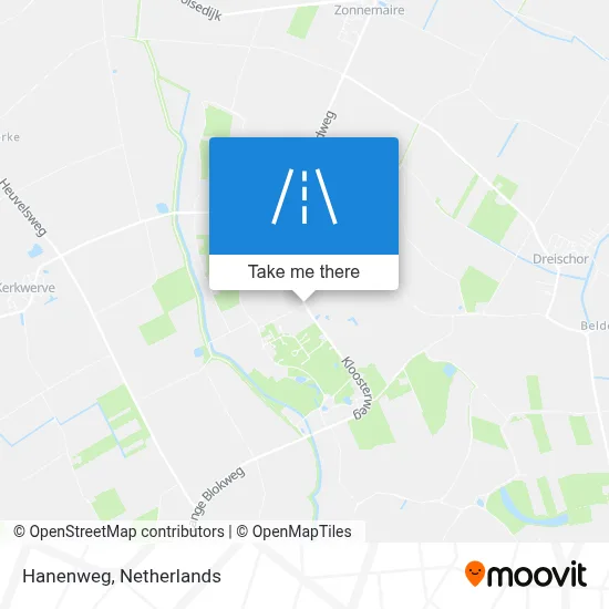 Hanenweg map