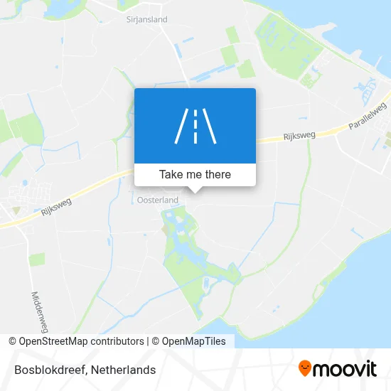 Bosblokdreef map