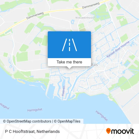 P C Hooftstraat map