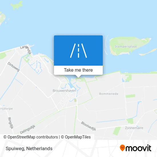 Spuiweg map