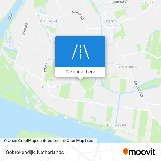 Gebrokendijk Karte