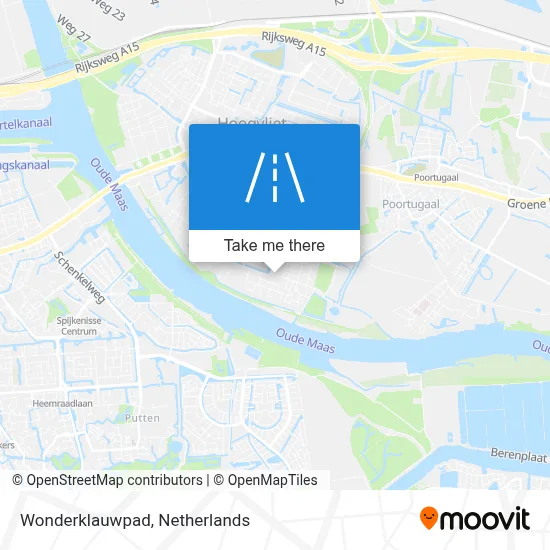 Wonderklauwpad map