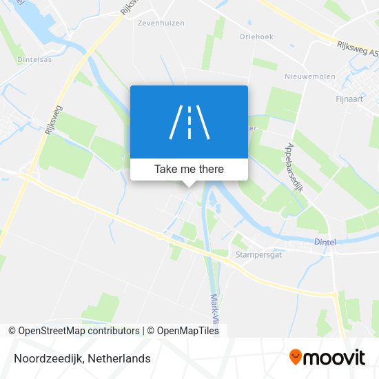 Noordzeedijk map