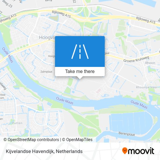 Kijvelandse Havendijk map