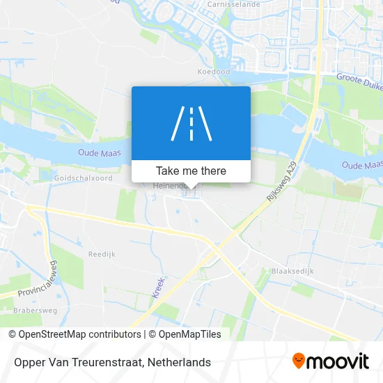 Opper Van Treurenstraat map