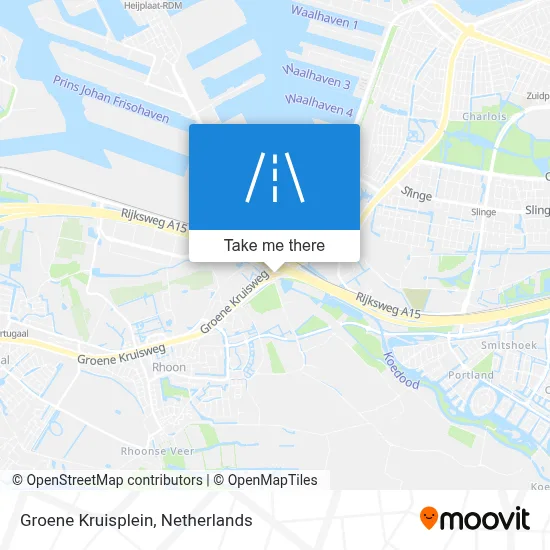 Groene Kruisplein map