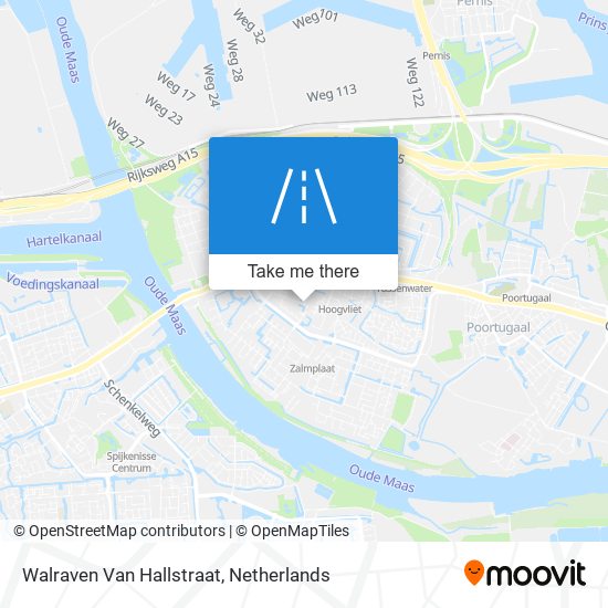 Walraven Van Hallstraat map