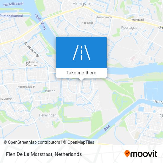 Fien De La Marstraat map