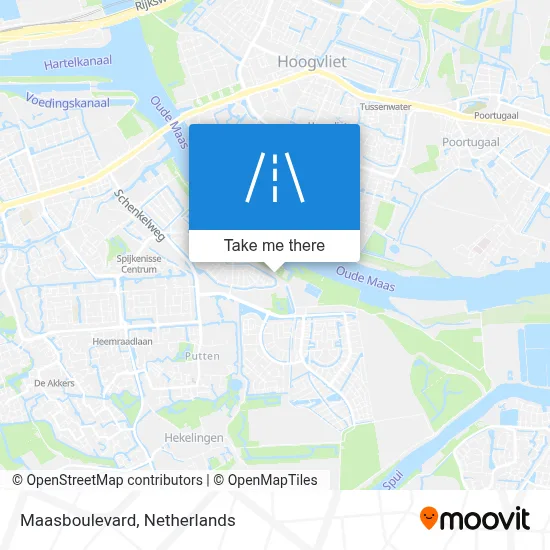 Maasboulevard map
