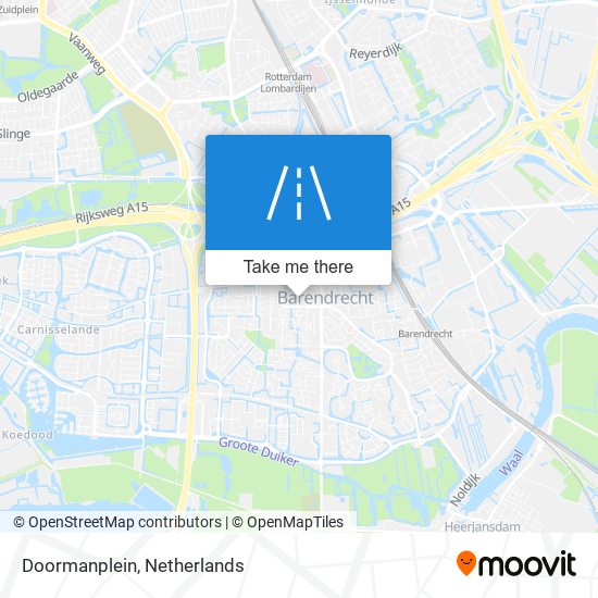 Doormanplein map