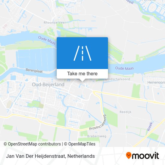 Jan Van Der Heijdenstraat map