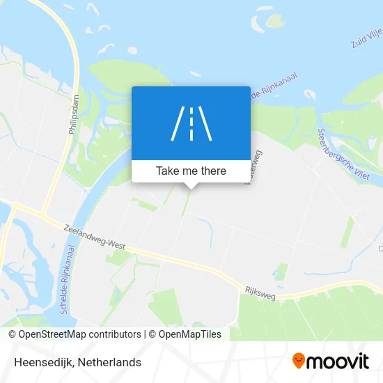 Heensedijk map