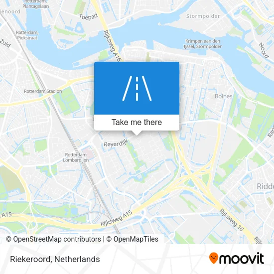 Riekeroord map