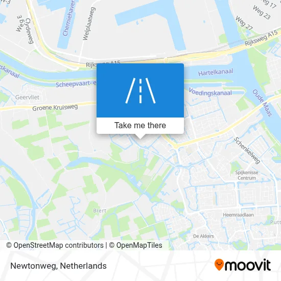 Newtonweg map