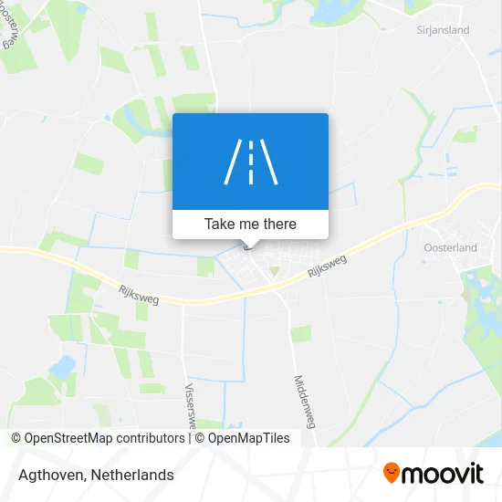 Agthoven map