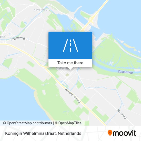 Koningin Wilhelminastraat map