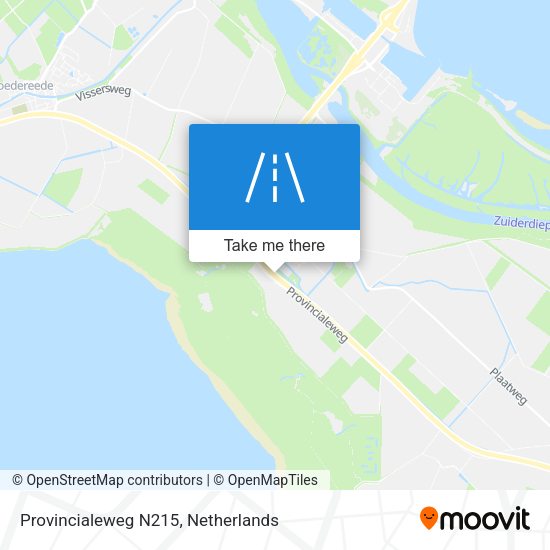 Provincialeweg N215 map