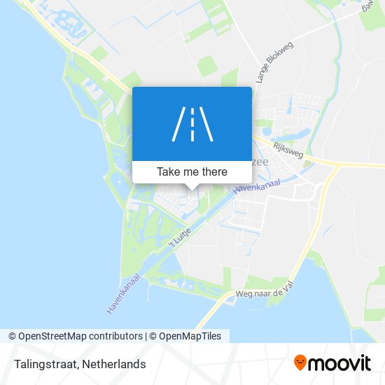 Talingstraat map