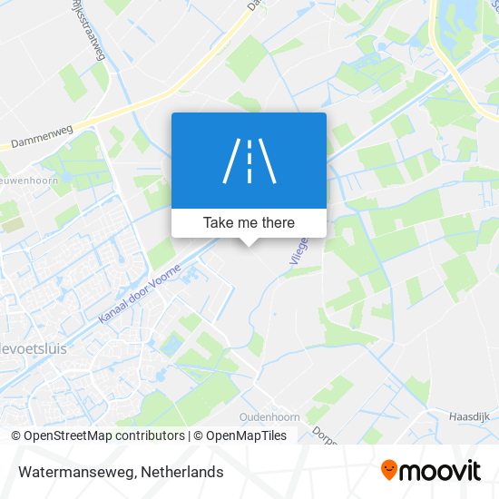 Watermanseweg map