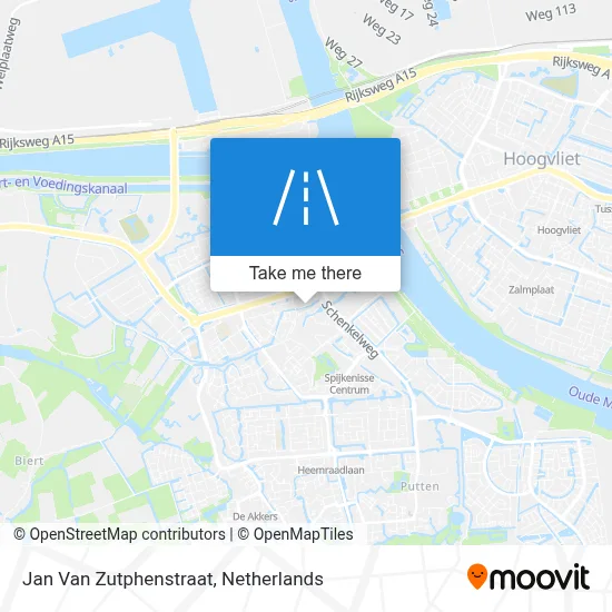 Jan Van Zutphenstraat map